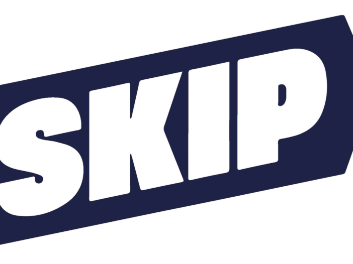 logo van skip die trip